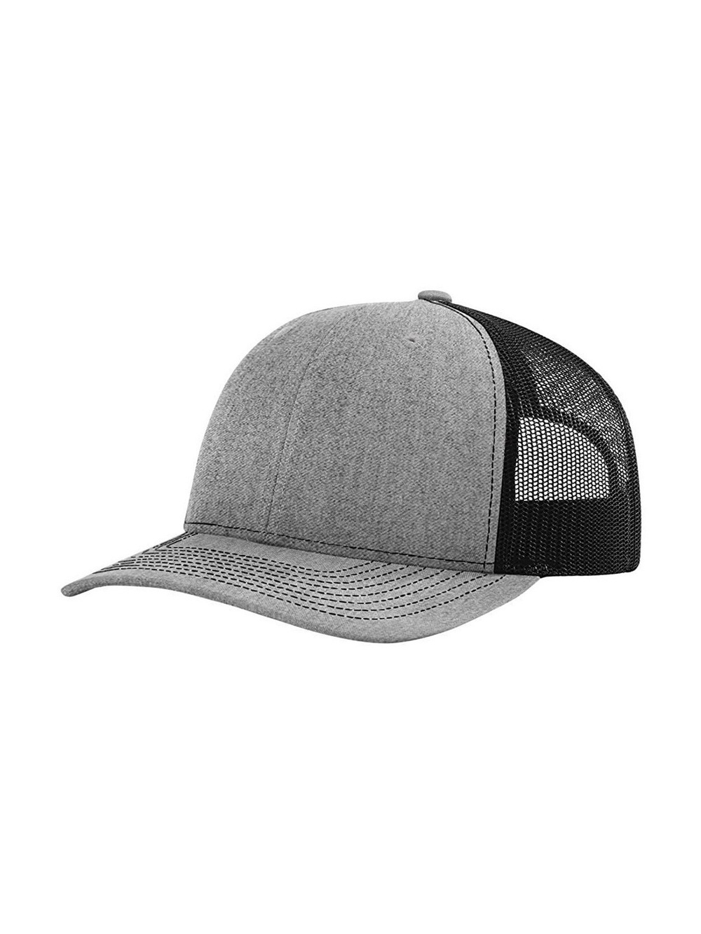 Mens Ballcap | Heather Gray, Black | Size OS
